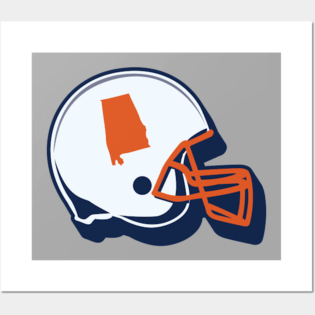 Auburn, Alabama Football Helmet Wall Art by SLAG_Creative